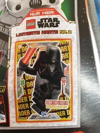 146 Autsch! Lego Star Wars Serie 2 Sammelkarten Karte Nr 