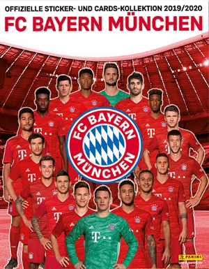 20 Tüten Sticker und Cards-Kollektion 2020/2021-1 Album FC Bayern München 