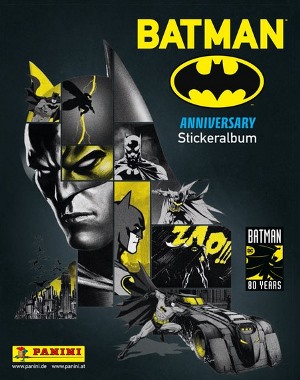 2 x Display 100 Tüten Panini 80 Jahre Batman Anniversary Sticker Sammelalbum