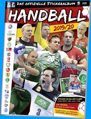 10 Tüten Handball Bundesliga 2019/20 Sammelsticker 