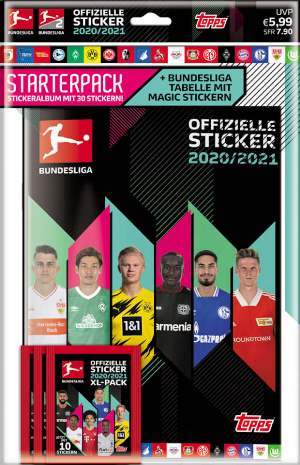 Topps Fußball Bundesliga Sticker 2017/2018 30 Tüten NEU EDEKA Panini 150 Sticker 