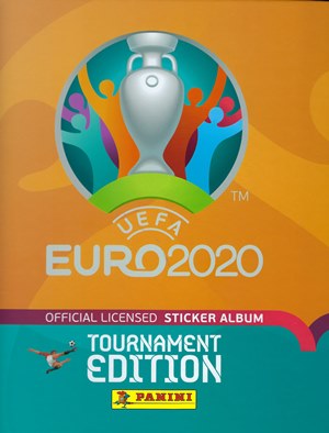Pokal Unter Seite Panini Euro EM 2020-2021 Tournament Edition Sticker Nr 3 